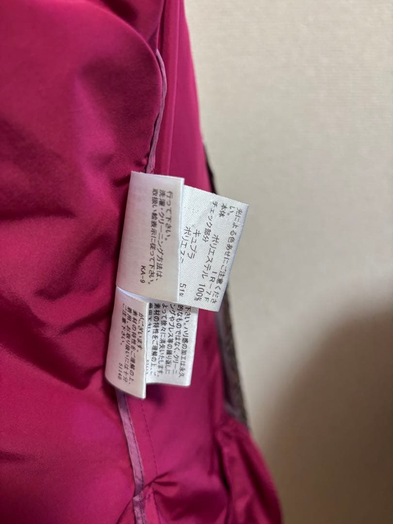 ピンク トレンチコート フード付き