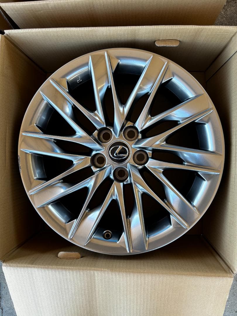 たか レクサス LS500h 純正アルミホイル 19インチ 4本セット