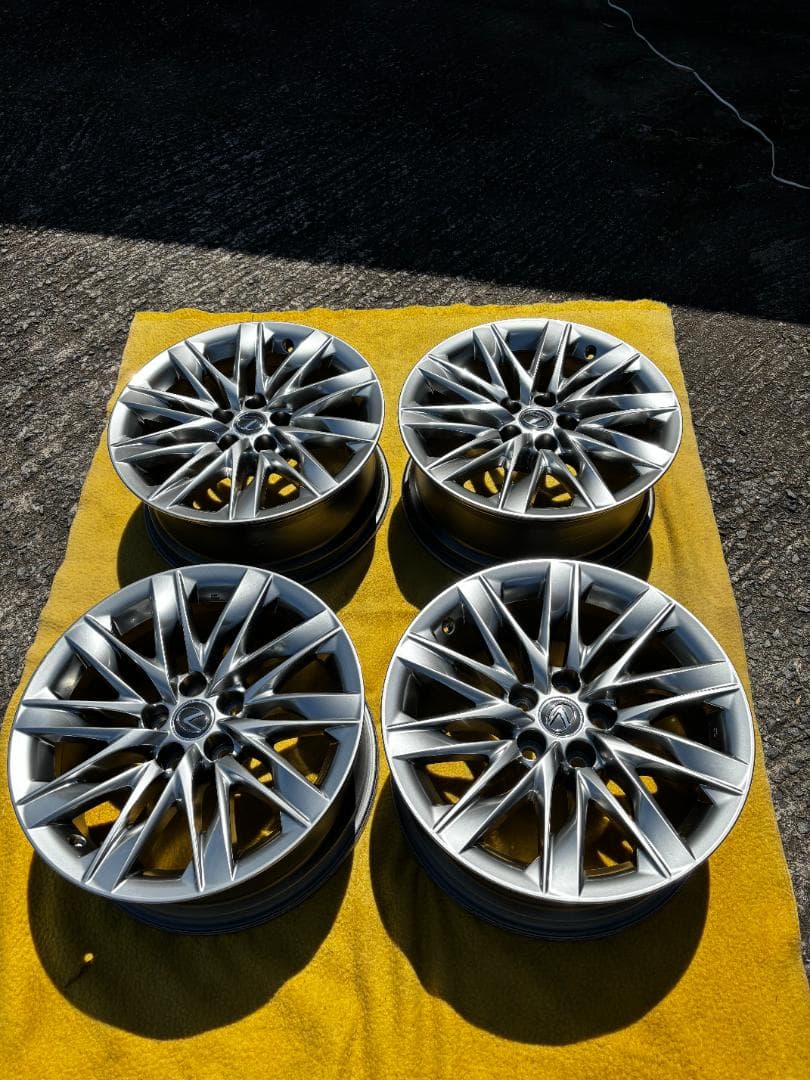 たか レクサス LS500h 純正アルミホイル 19インチ 4本セット