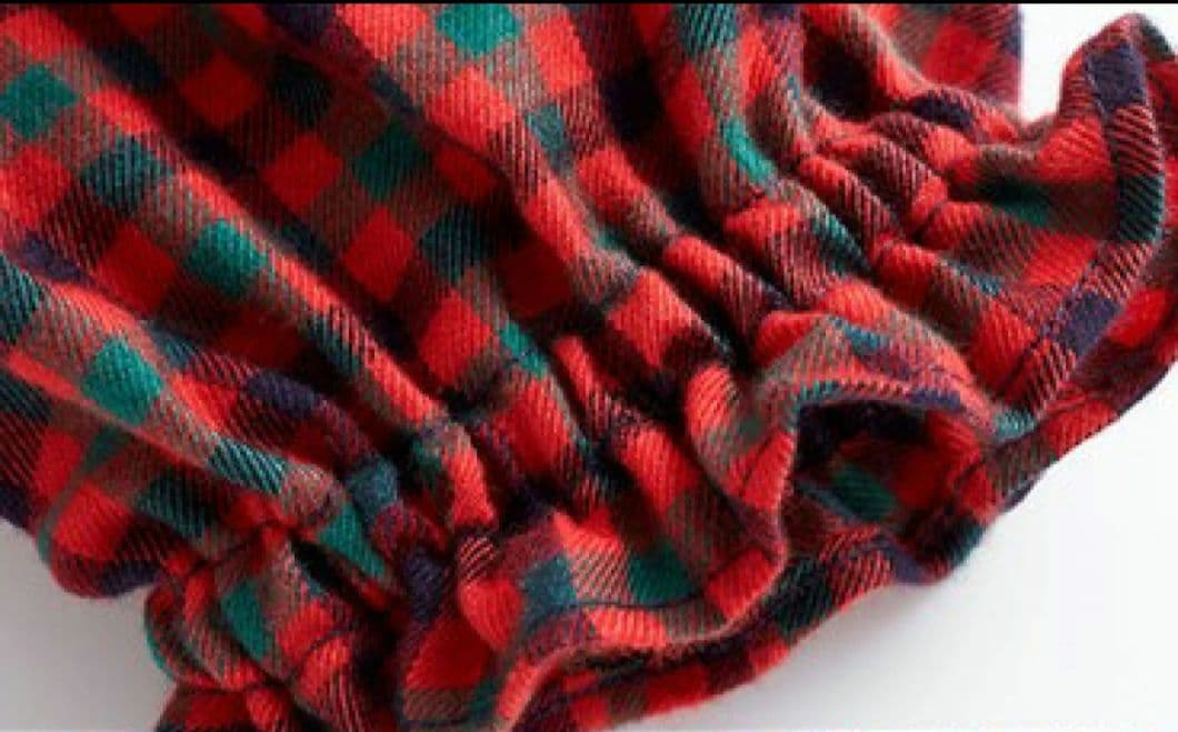 美品　familiar ファミリアチェック　ワンピース