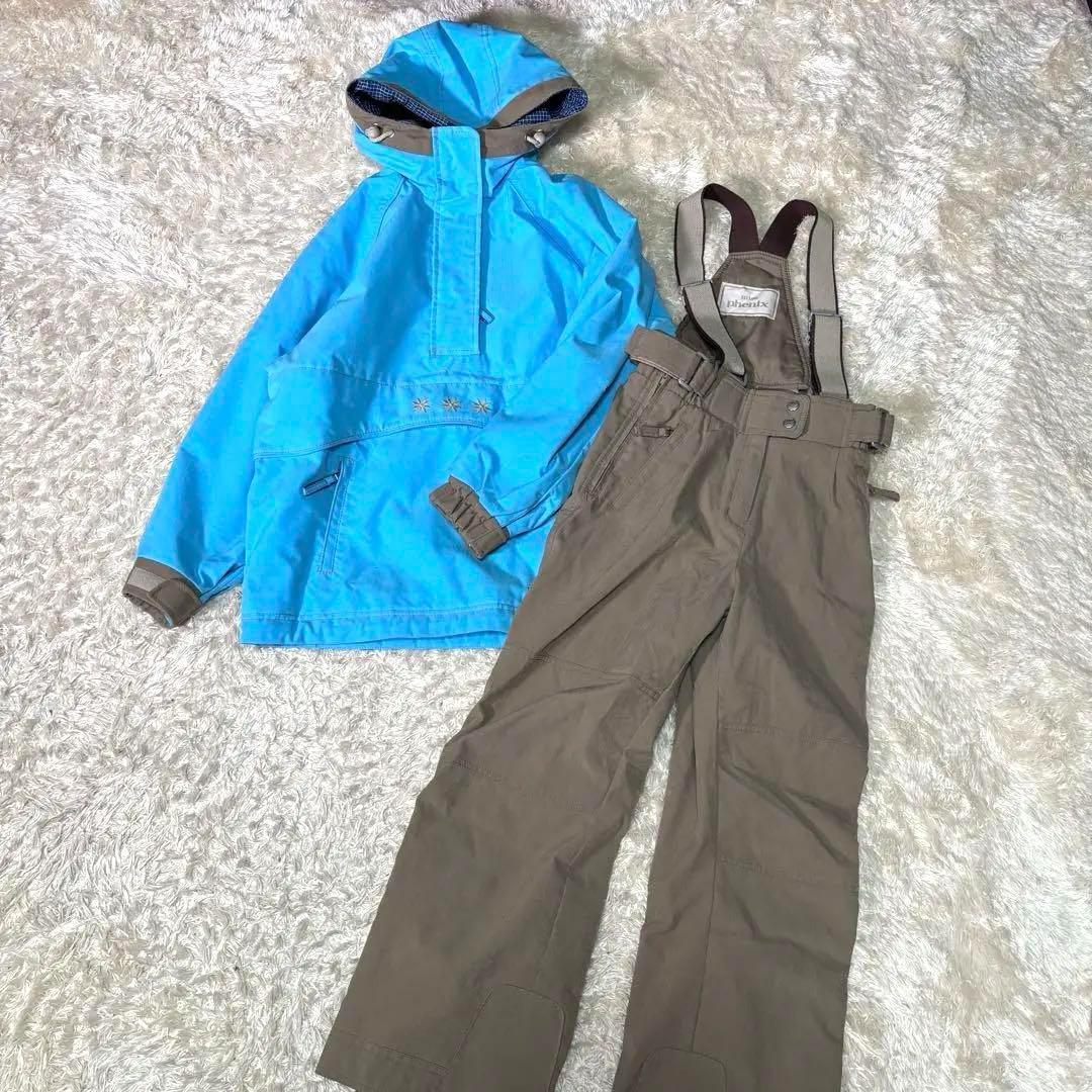 Phenix スノボー スキーウェア セットアップ 水色 ベージュ S