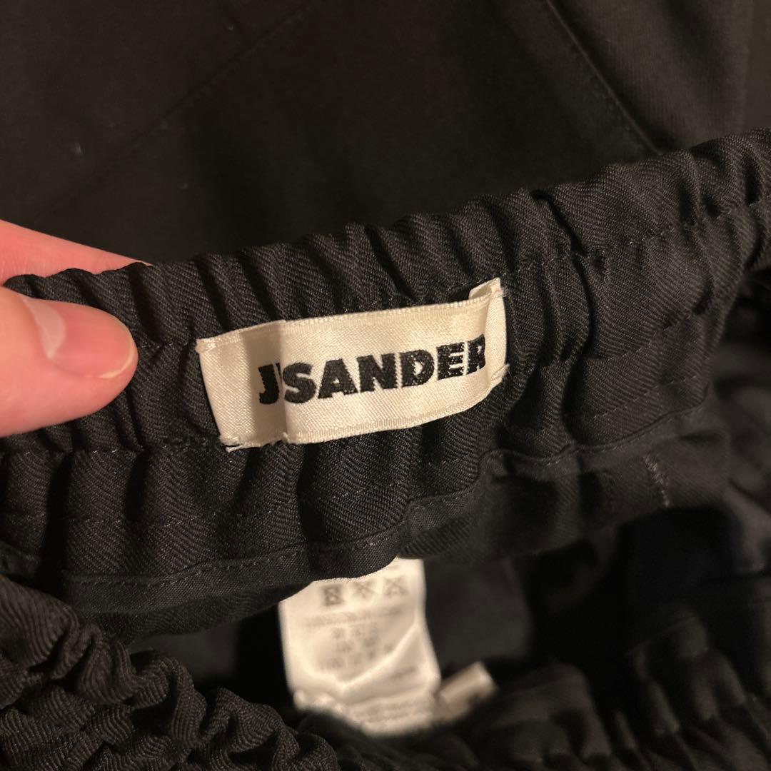 JIL SANDER ジルサンダー ウールギャバジンワイドパンツ