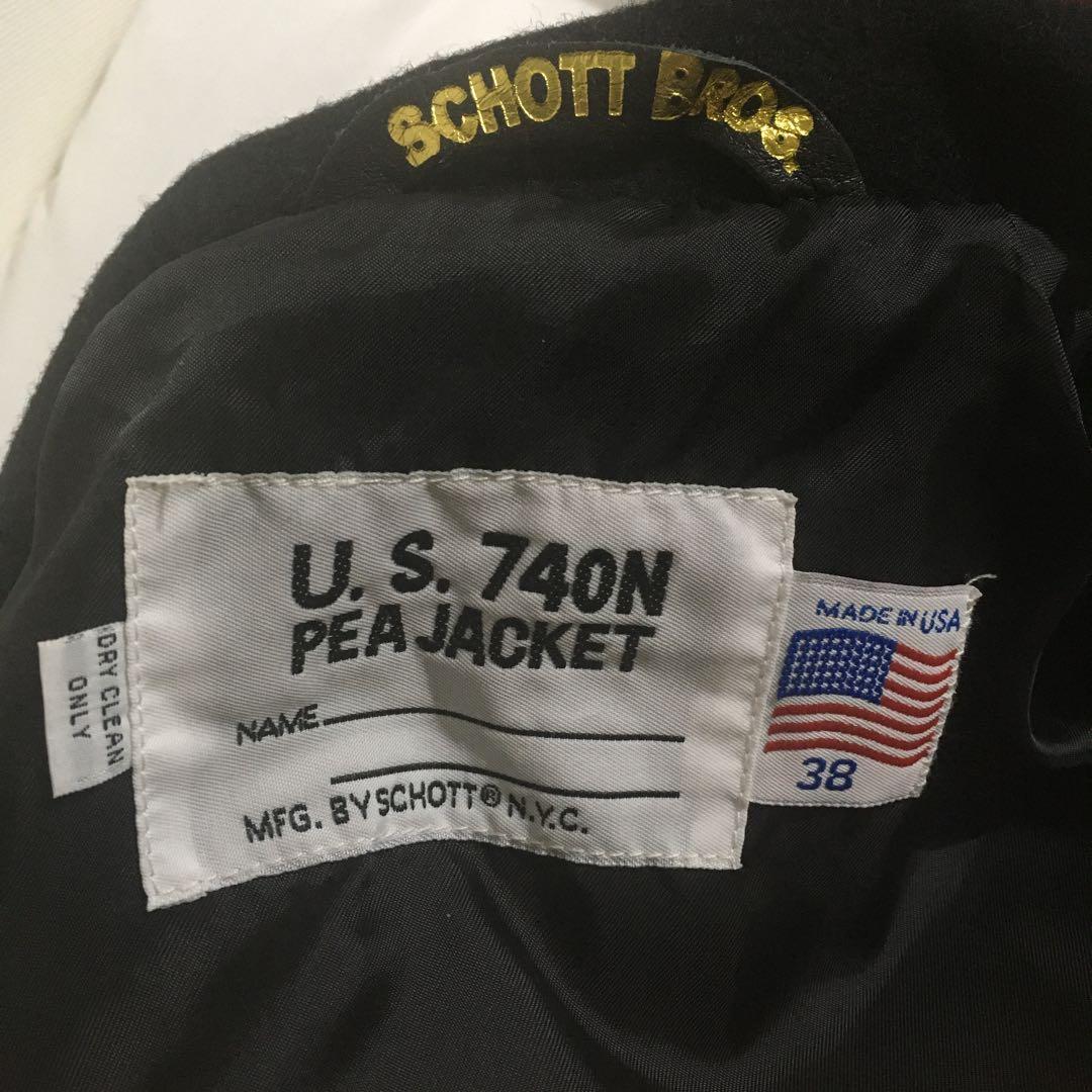 発送日前セール！schott pea jacket 極美品