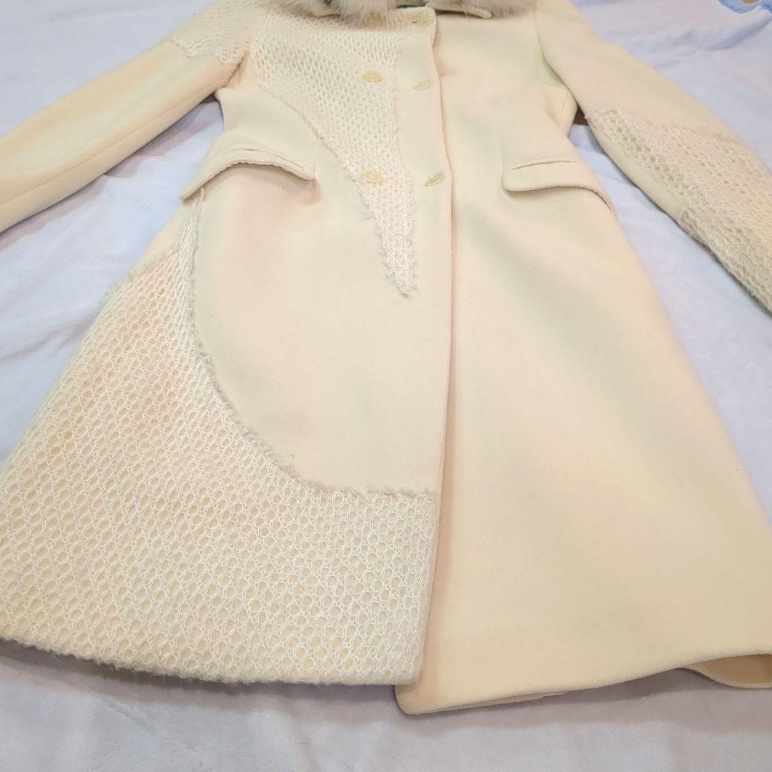 VERSACE JEANS COUTURE ヴェルサーチ ファーコート XS