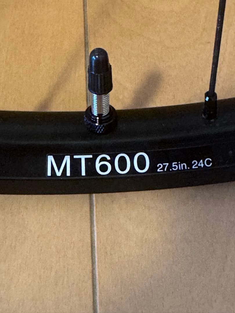 シマノMTB 完組ホイール前後MT600 27.5 前15×100後12×148
