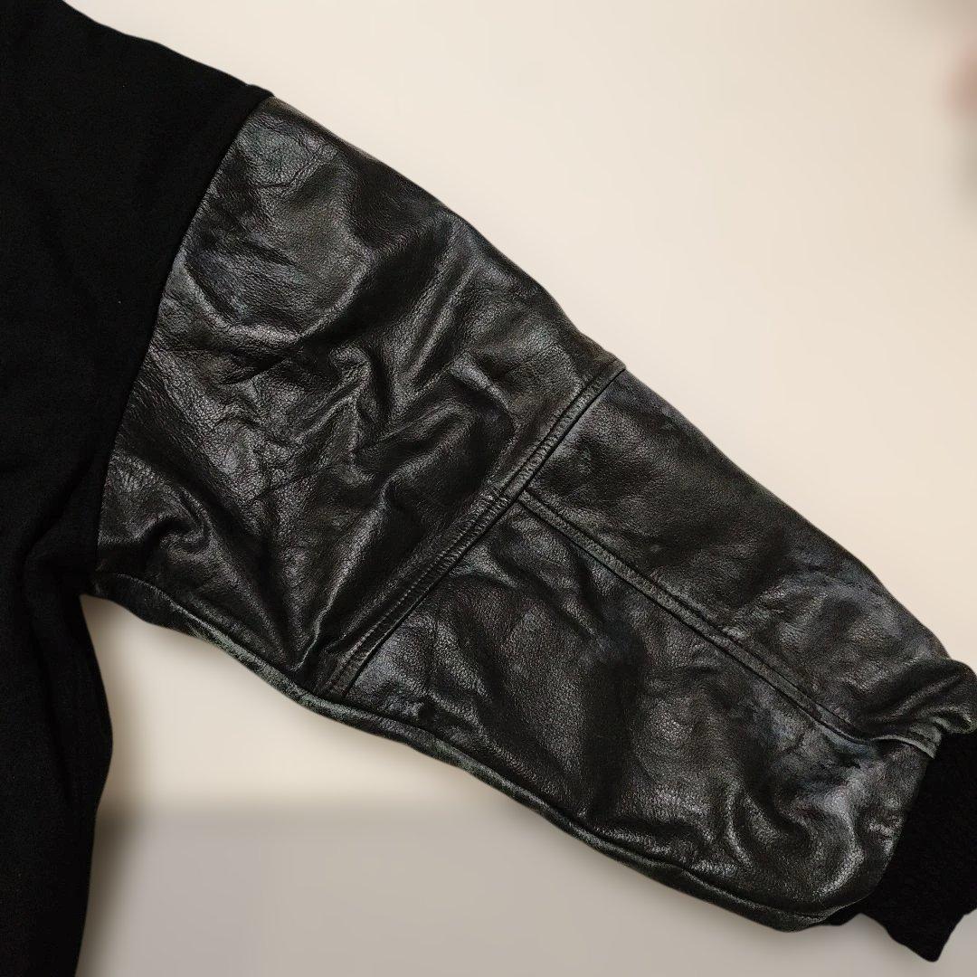 Burk's Bay Chicago Bulls スタジャン XL　袖レザー