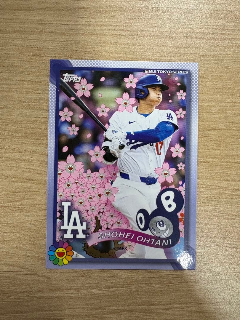 大谷翔平　村上隆　山本由伸2025 MLB東京シリーズ topps 3枚セット