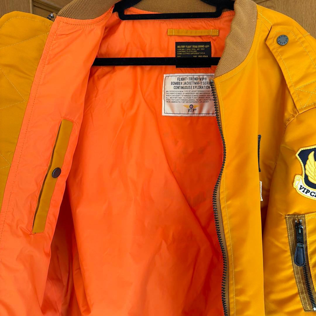 【新品】karaku 刺繡入り　MA-1 フライトジャケット