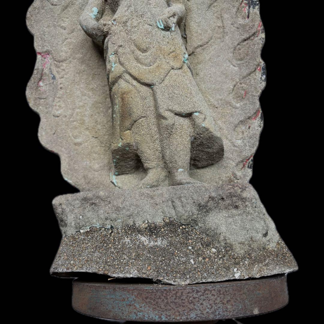 石仏 不動明王立像 57cm