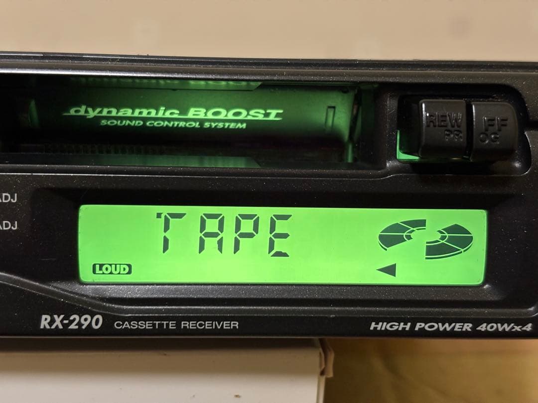 ケンウッド　1DIN カセットデッキ　RX-290