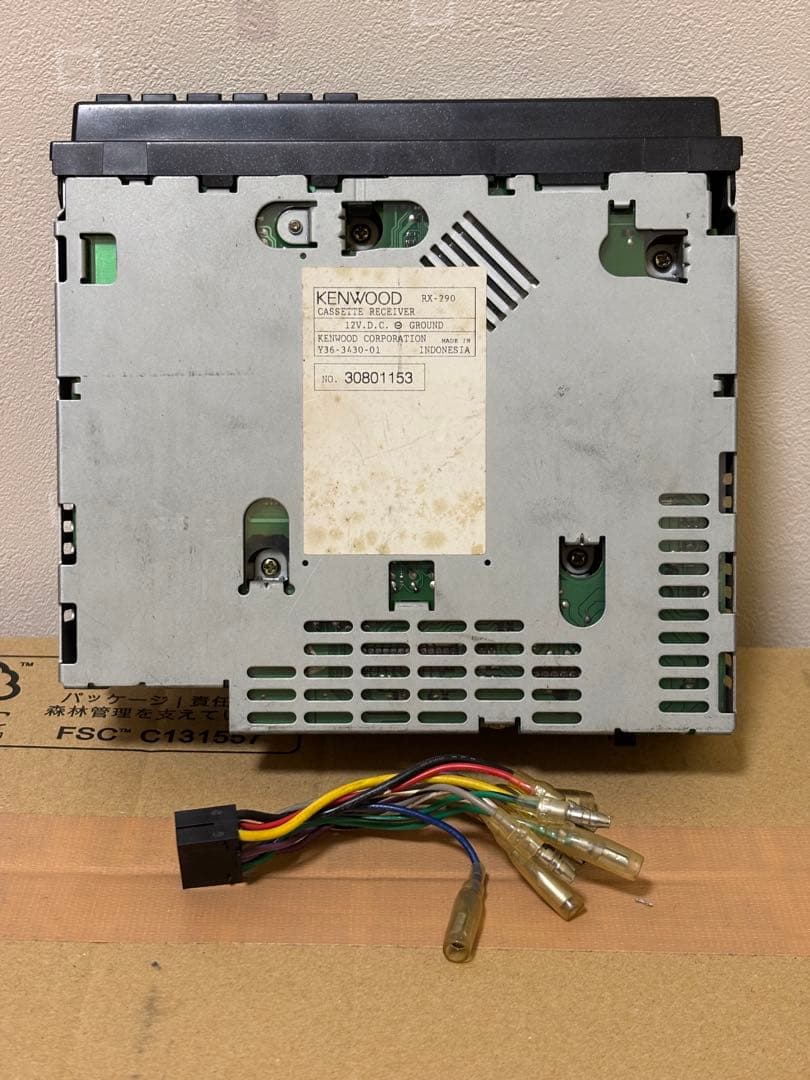 ケンウッド　1DIN カセットデッキ　RX-290