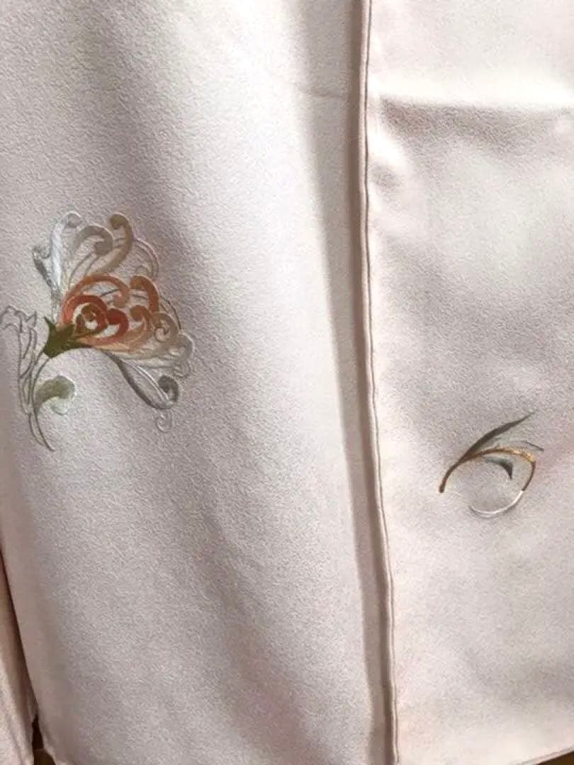 No.45総刺繍訪問着 [蘇州刺繍正絹] 新品未使用仕立上がり