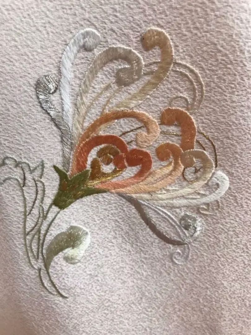 No.45総刺繍訪問着 [蘇州刺繍正絹] 新品未使用仕立上がり