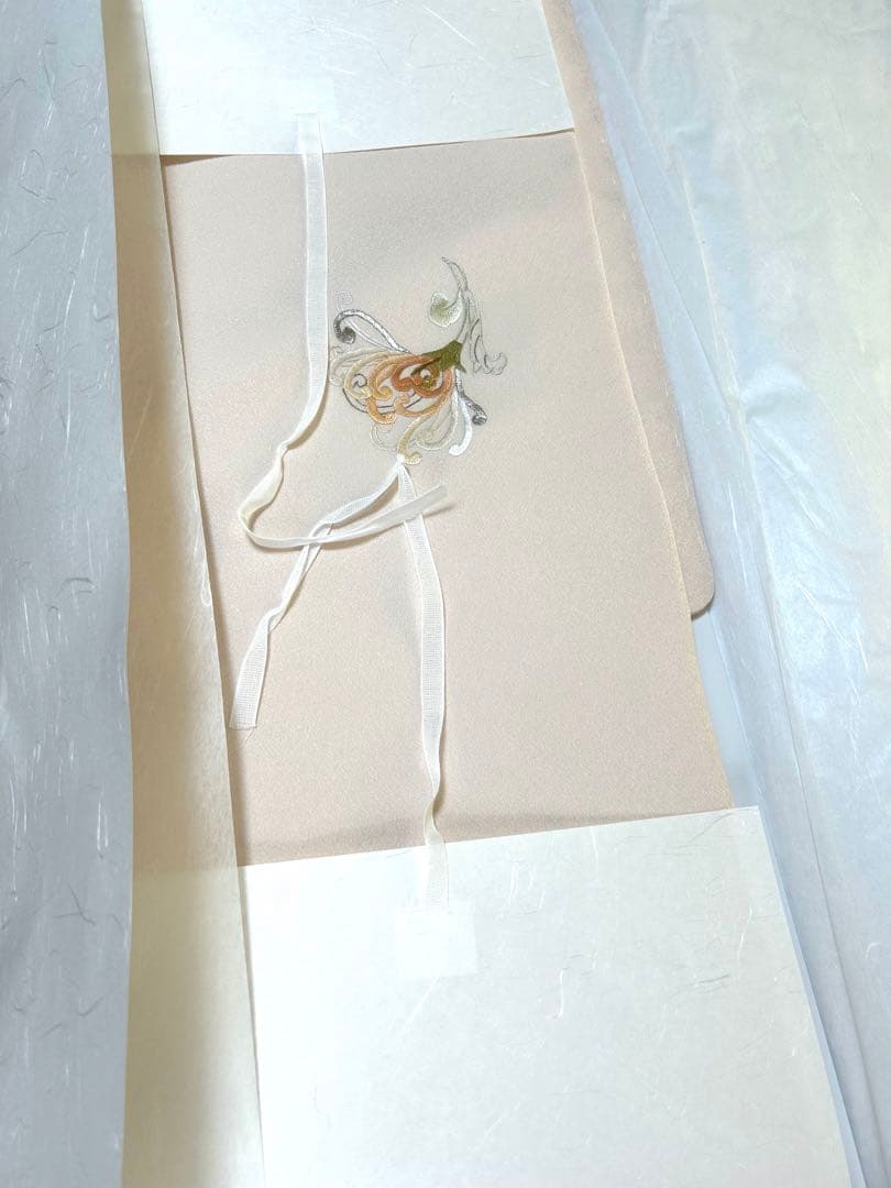 No.45総刺繍訪問着 [蘇州刺繍正絹] 新品未使用仕立上がり