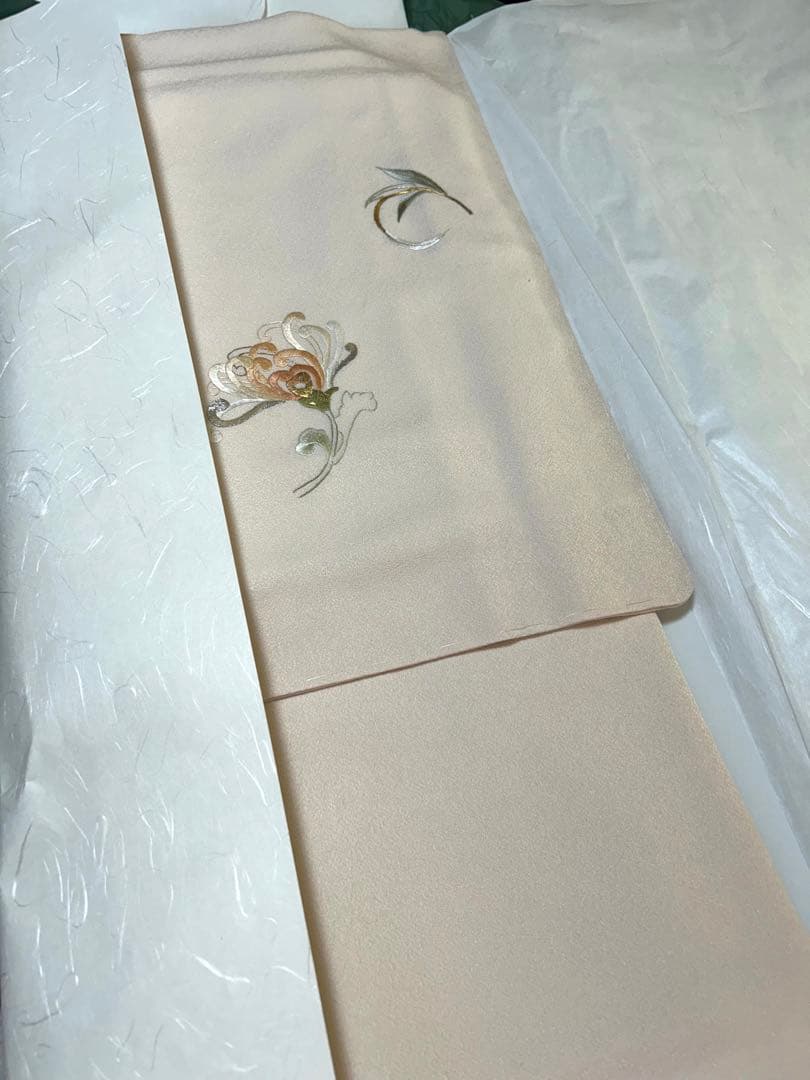 No.45総刺繍訪問着 [蘇州刺繍正絹] 新品未使用仕立上がり