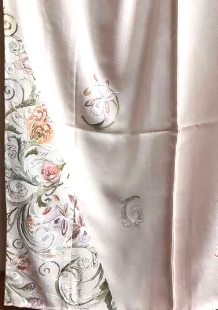 No.45総刺繍訪問着 [蘇州刺繍正絹] 新品未使用仕立上がり