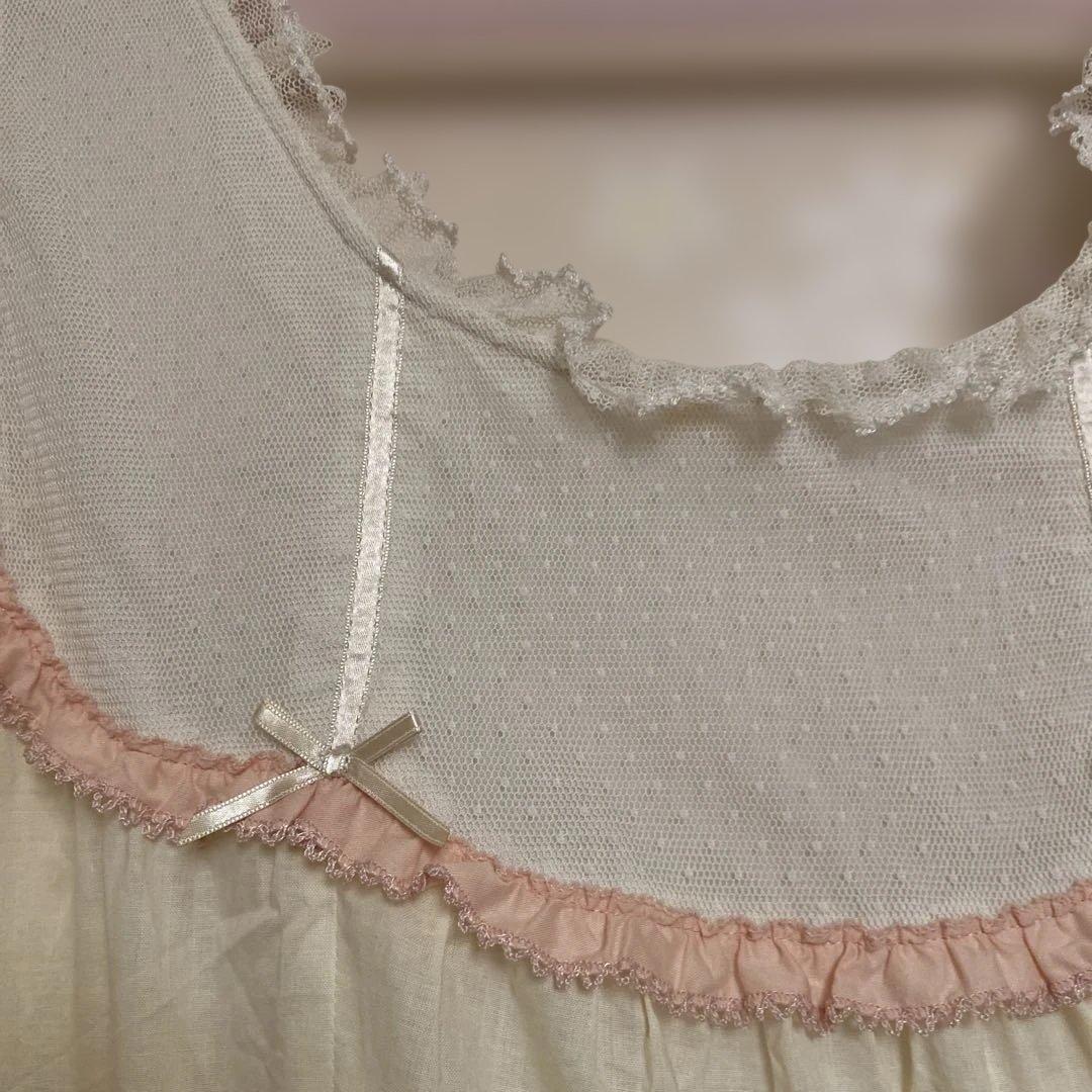 ピンクハウスフランス製レースタブリエ