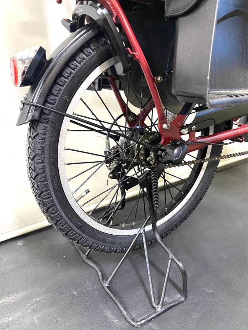 1年保証 送料無料　パナソニック　20インチ　子供乗せ　赤色　電動アシスト自転車