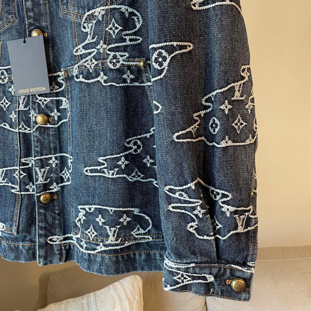 新作 LV×NIGOコラボ Gジャン デニムジャケット モノグラム 48