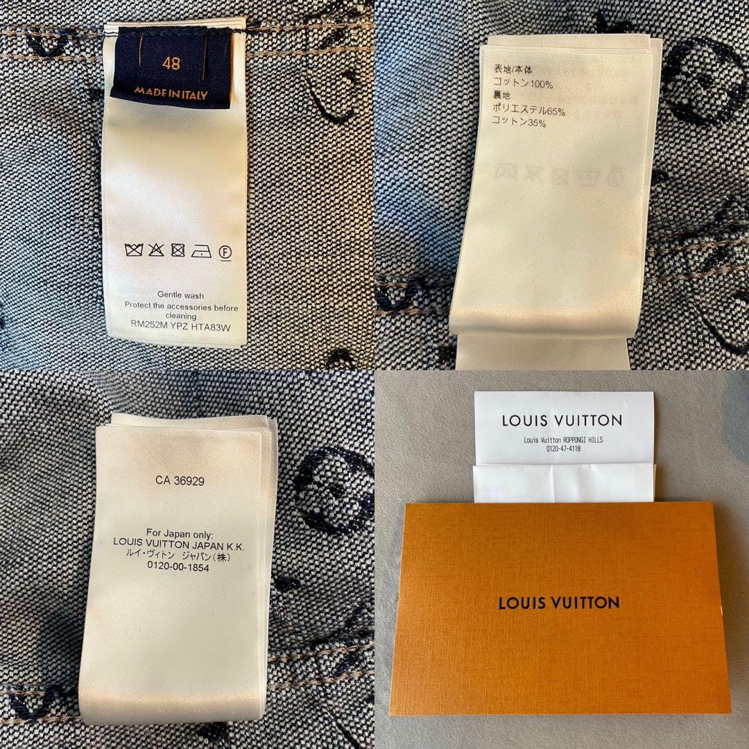 新作 LV×NIGOコラボ Gジャン デニムジャケット モノグラム 48