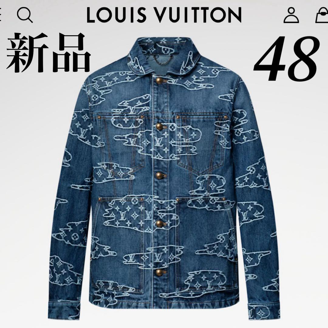 新作 LV×NIGOコラボ Gジャン デニムジャケット モノグラム 48