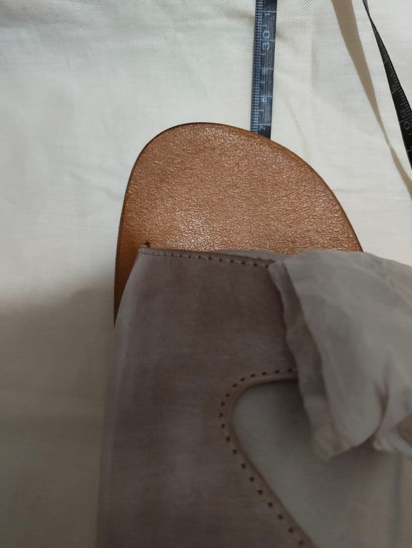 DIMISSIANOS&MILLER 柿の葉別注 ホワイトマーブルサンダル