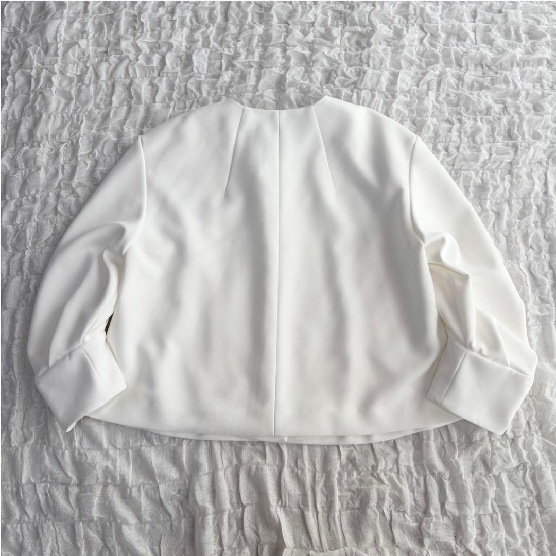 【1度着用のみ美品】 アドーア クリアボンディングジャケット 近年モデル