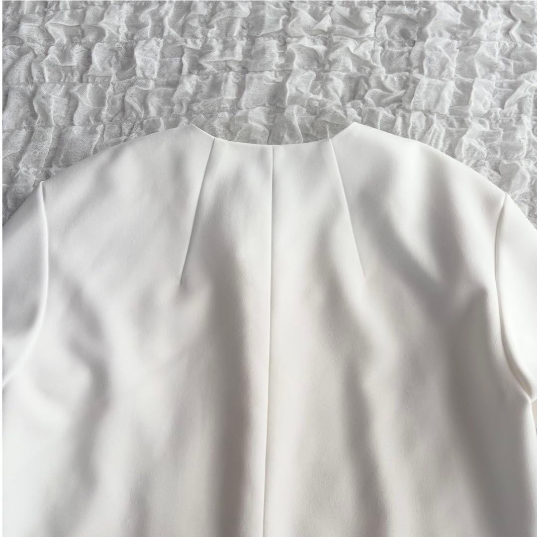 【1度着用のみ美品】 アドーア クリアボンディングジャケット 近年モデル