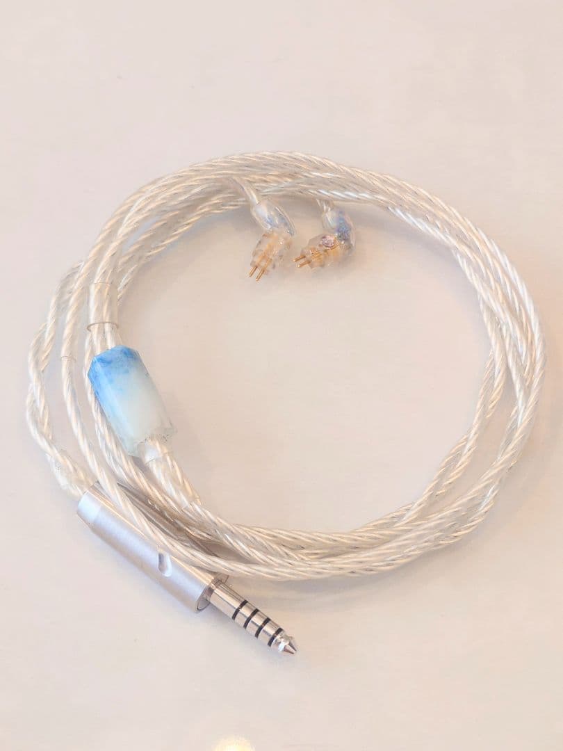 enri works イヤホン リケーブル 8芯 2pin 4.4mm バランス