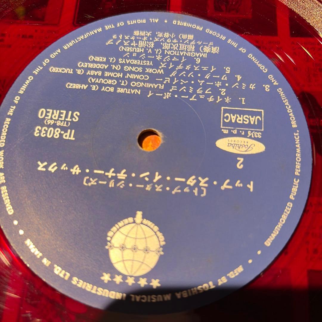 [レコード] 稲垣次郎　TOP STARS IN TENOR SAX LP