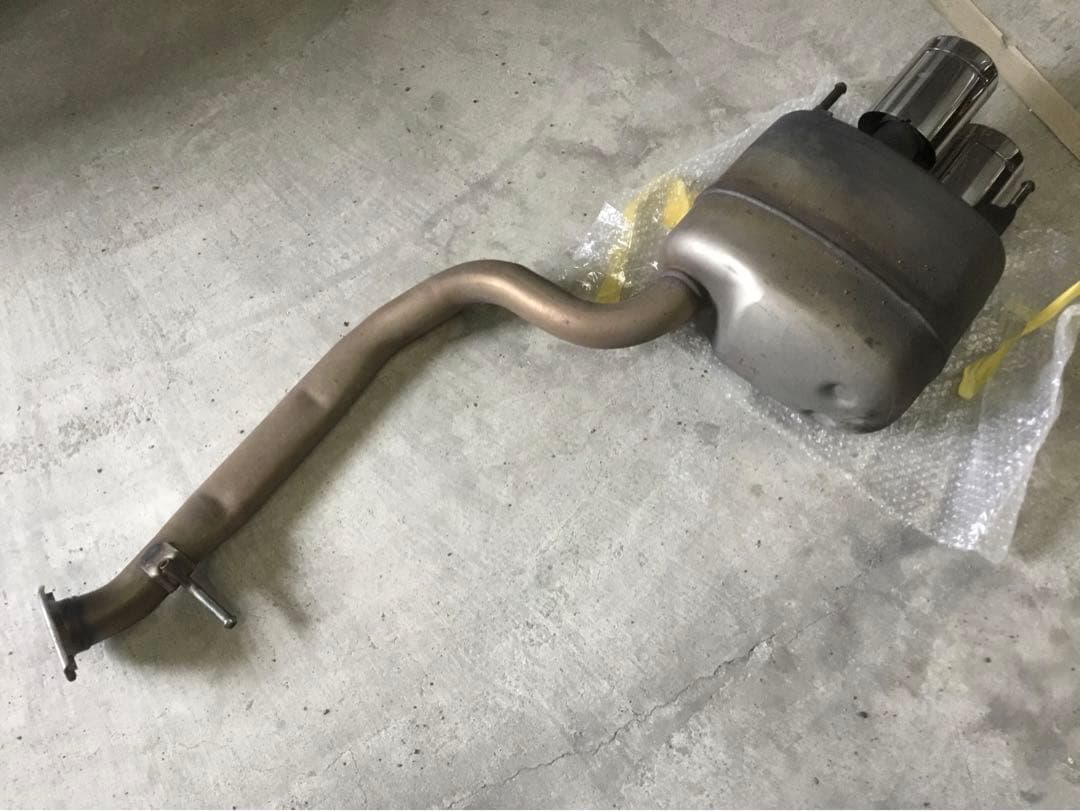 前期 2017年式 レクサス RC F 純正マフラー 左右リヤピース USC10