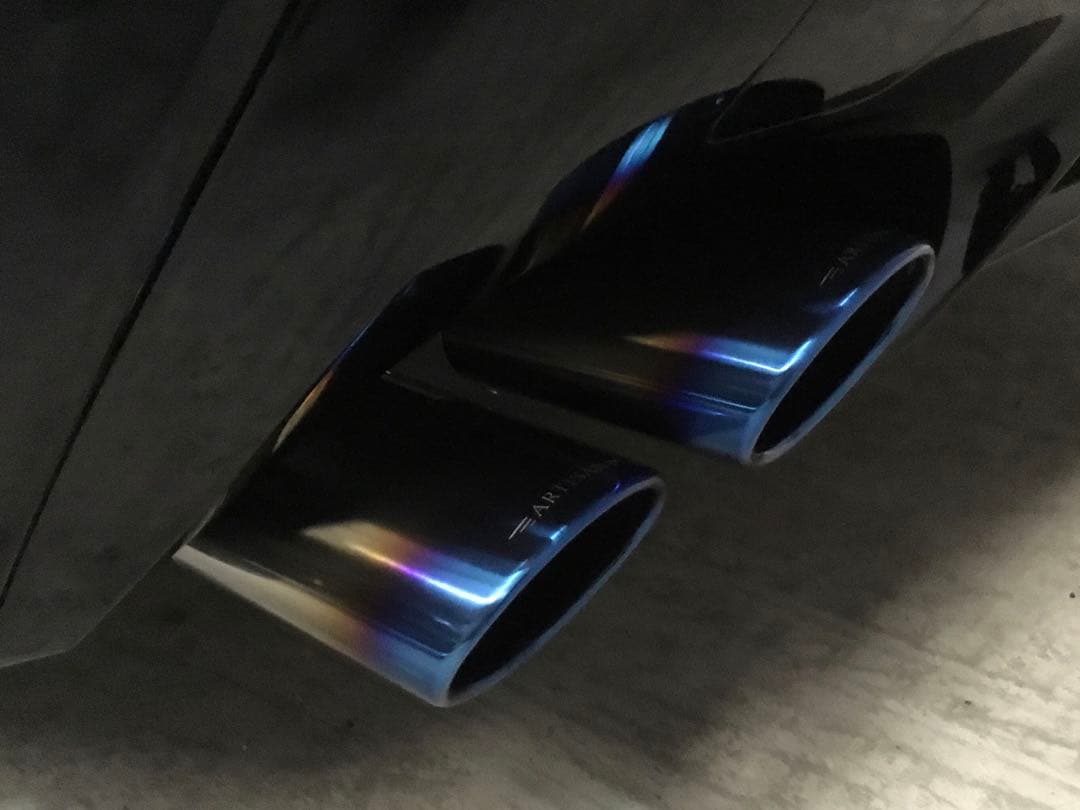 前期 2017年式 レクサス RC F 純正マフラー 左右リヤピース USC10