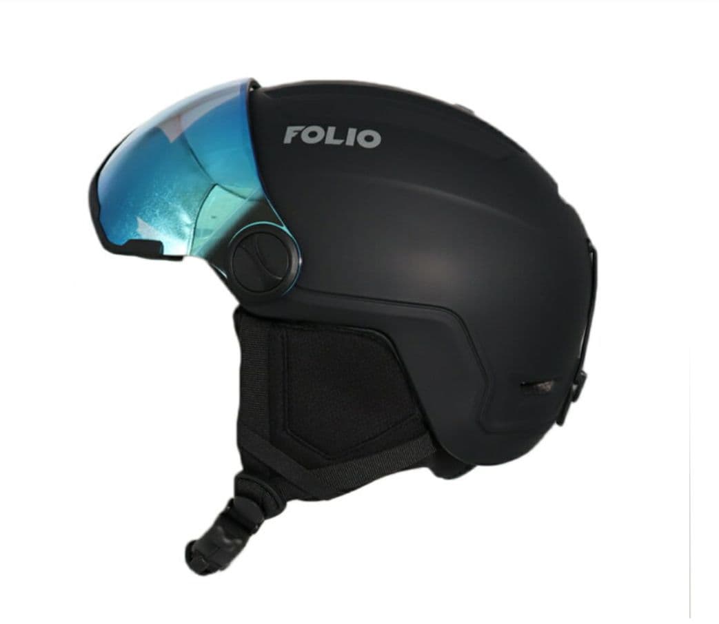 FOLIO スキー スノーボード バイザー付ヘルメット 大人用Mサイズ極美品✨