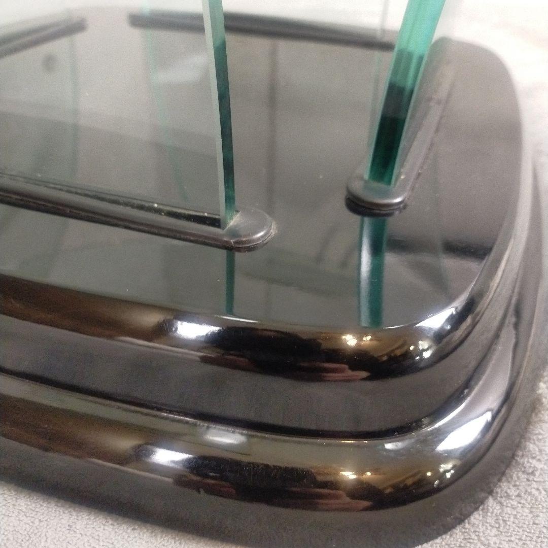 R*P様 【美品】【匿名配送】ガラスセンターテーブルオシャレインポート 足曲げガ