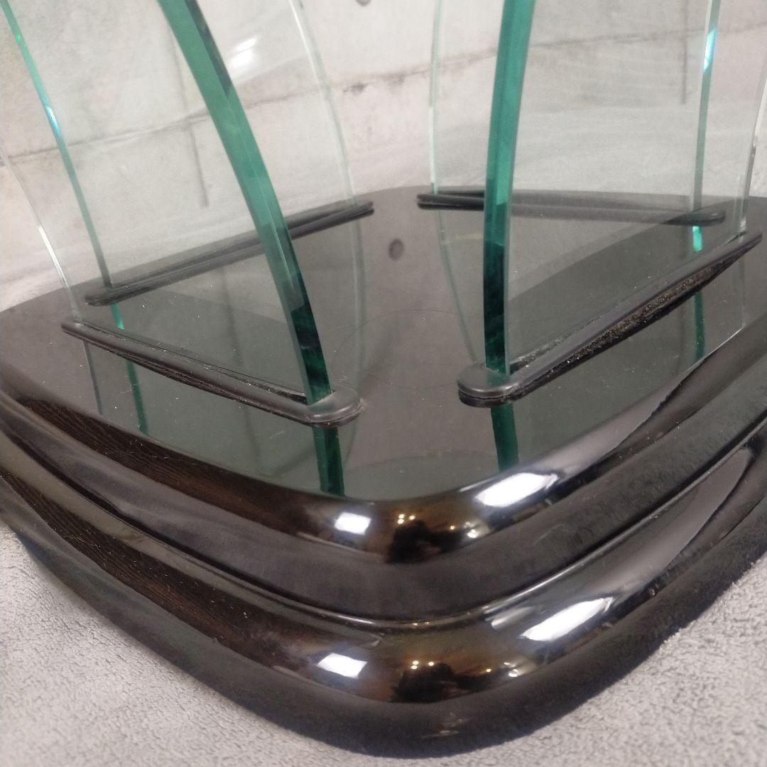 R*P様 【美品】【匿名配送】ガラスセンターテーブルオシャレインポート 足曲げガ