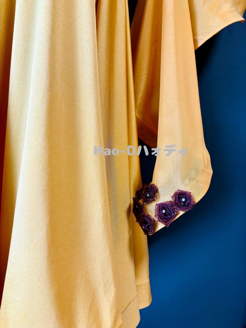 新品★ダンスドレス★スタンダード★社交ダンス★競技会★パーティー★サフラン