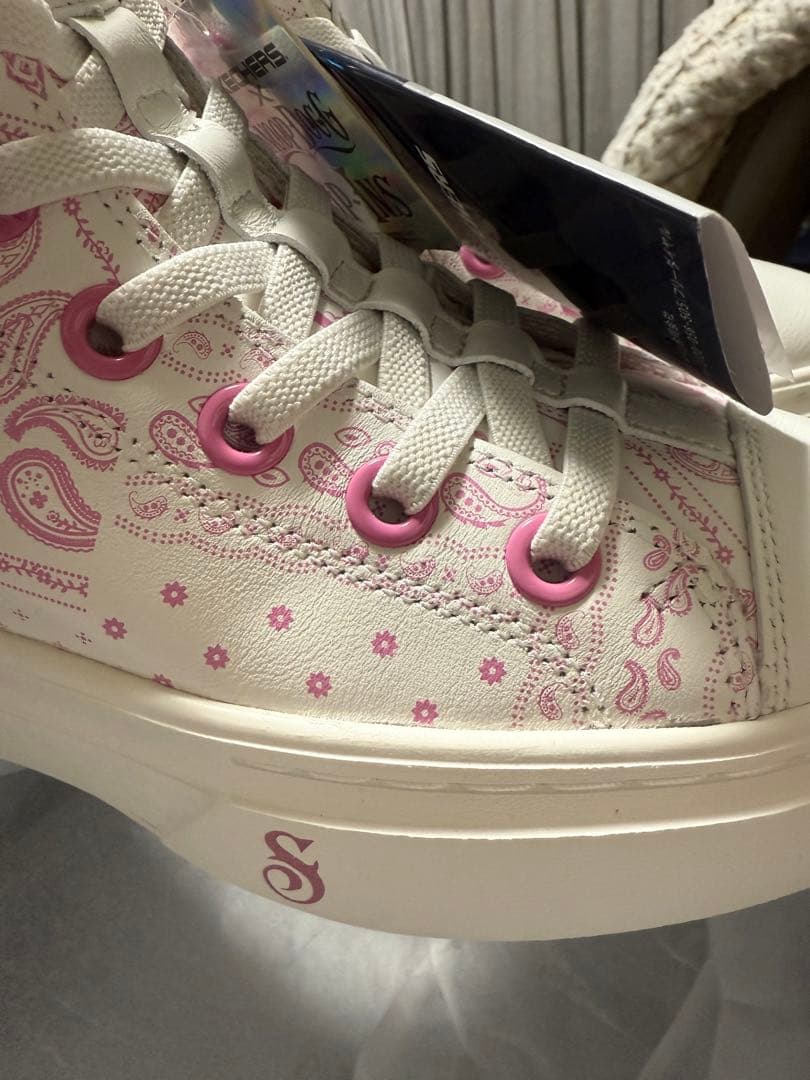 SKECHERS Snoop Dogg スニーカー ホワイト/ピンク