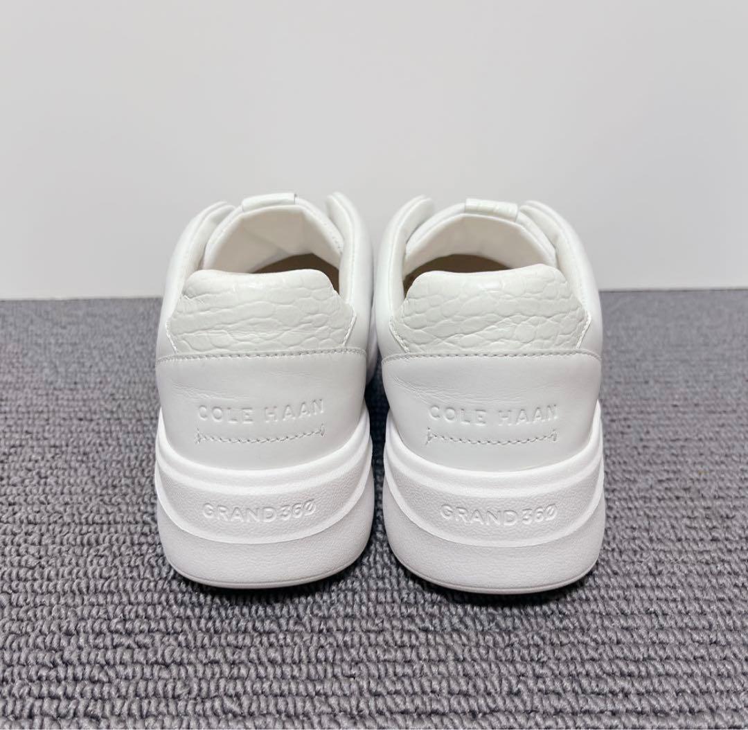 コールハーングランドプロスリッポンスニーカー 24.5cmレザー本革白ホワイト