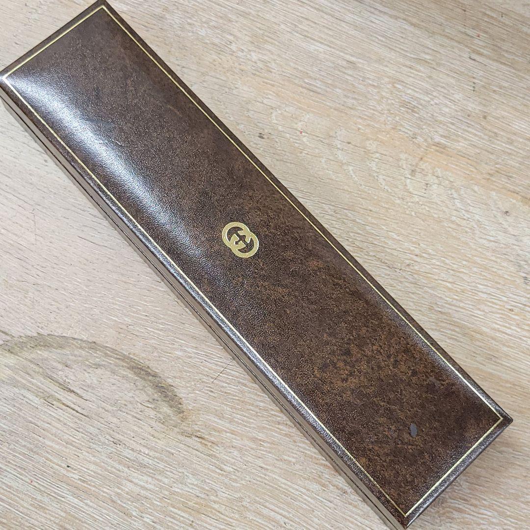 純正ケース付き GUCCI グッチ レディース腕時計 スクエアフェイス 革ベルト