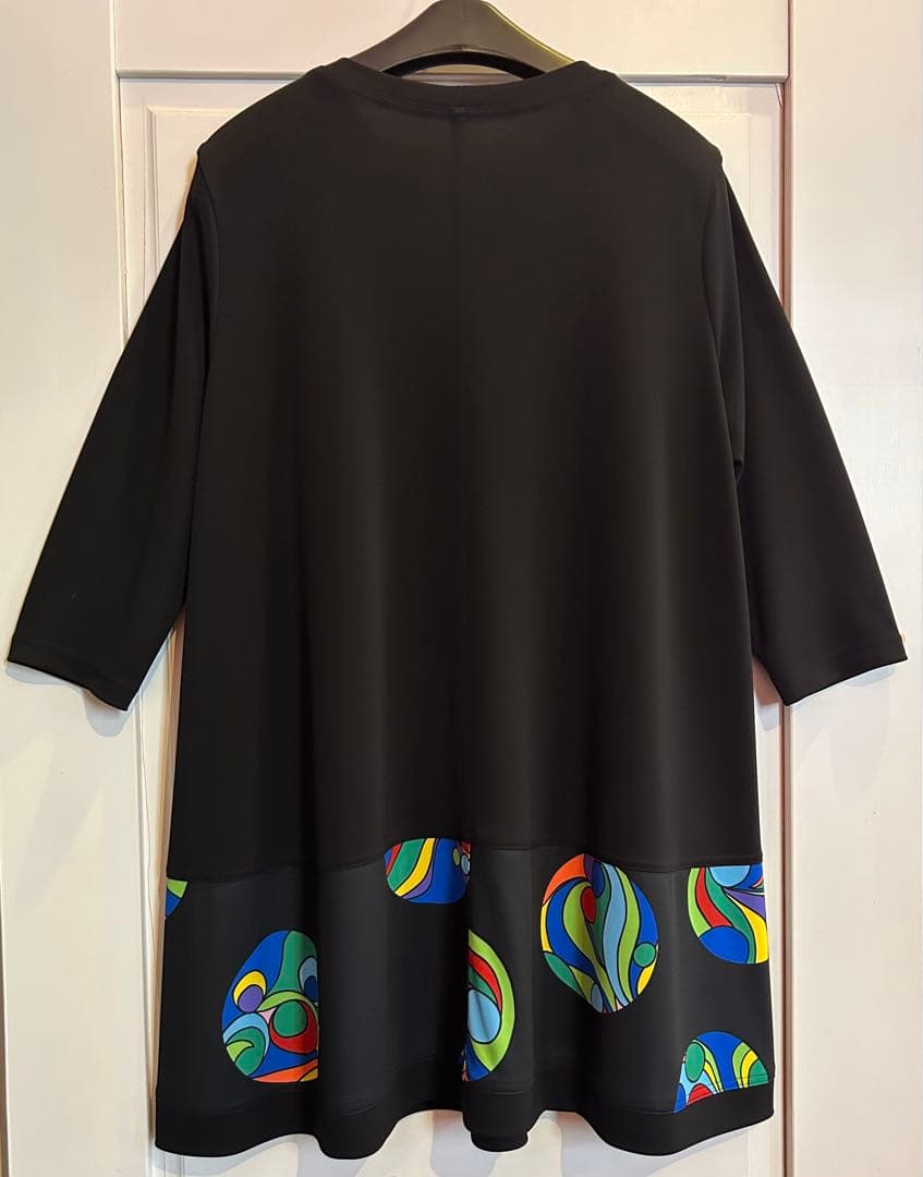 美品 ★ TOKUKO トクコプルミエヴォル チュニック Aライン ドット 水玉