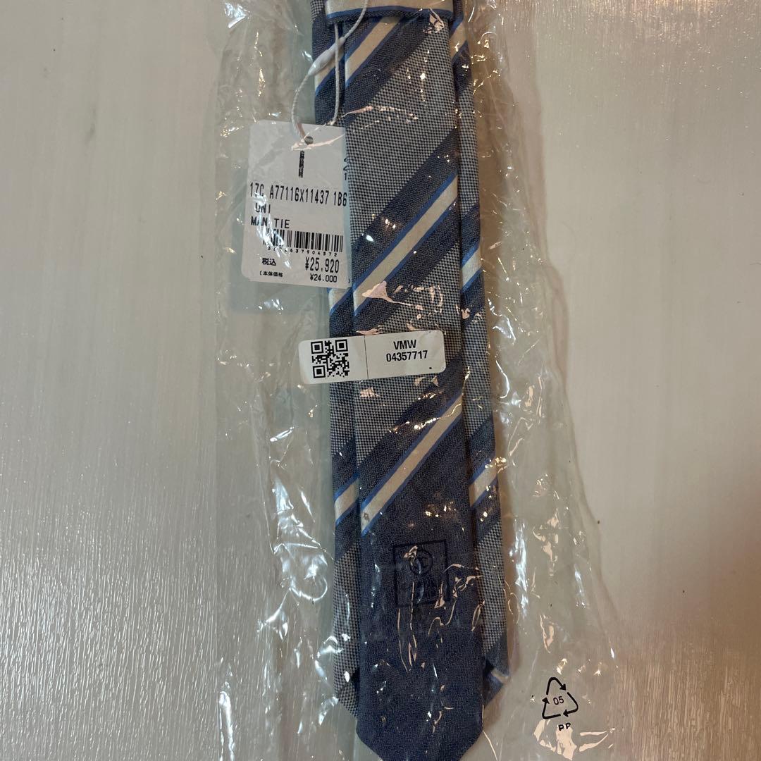 CHANEL ネクタイ　ブルー