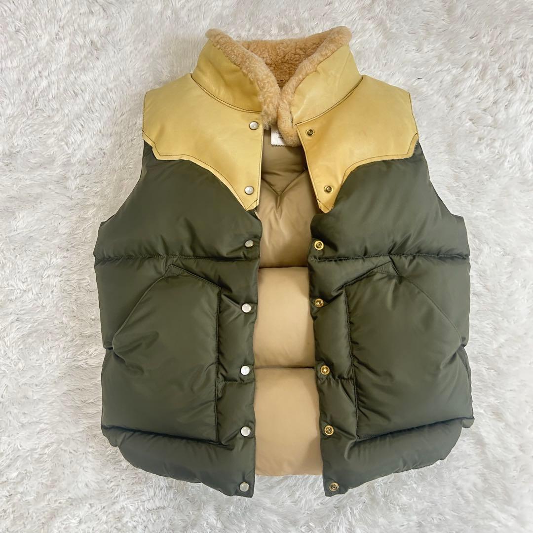 Rocky Mountain Featherbed クリスティベスト　　ボア付き