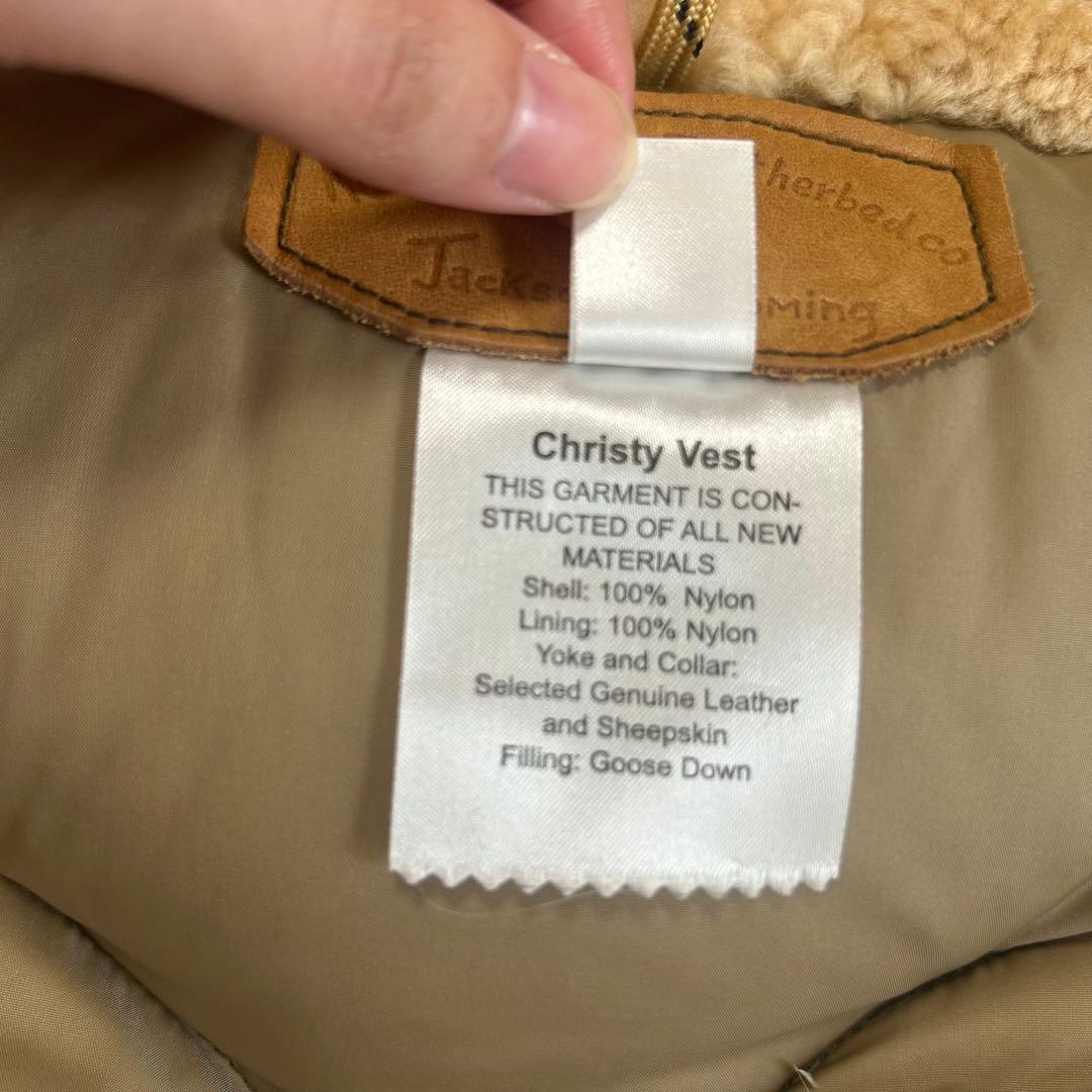 Rocky Mountain Featherbed クリスティベスト　　ボア付き