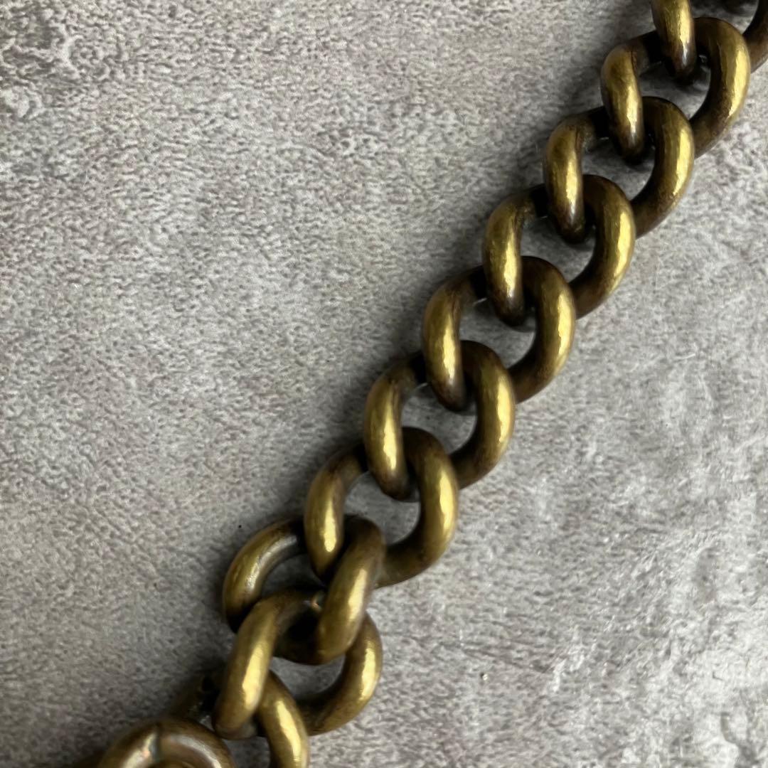 廃盤WEIRDO jewelry FRANKEN　WALLETCHAIN ブラス