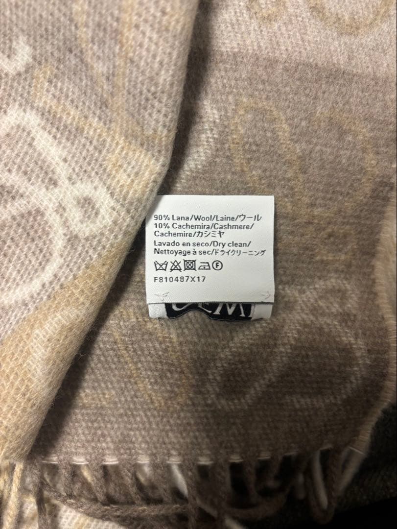 ロエベアナグラムスカーフマフラー