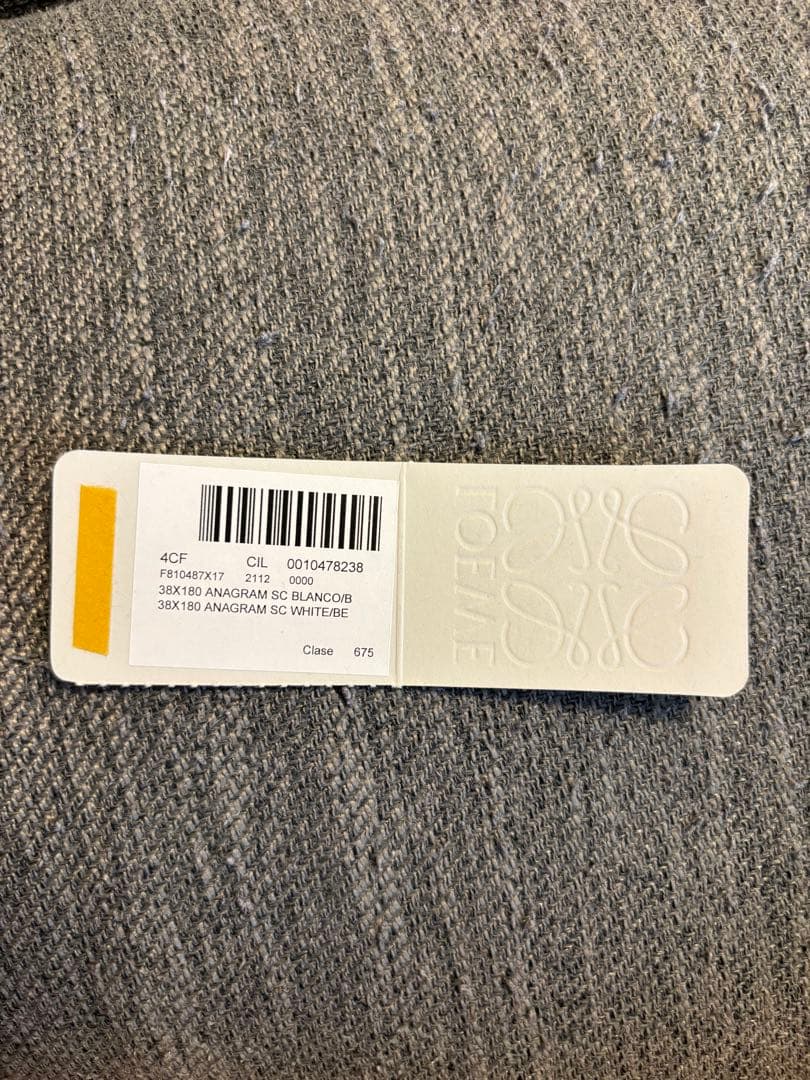 ロエベアナグラムスカーフマフラー