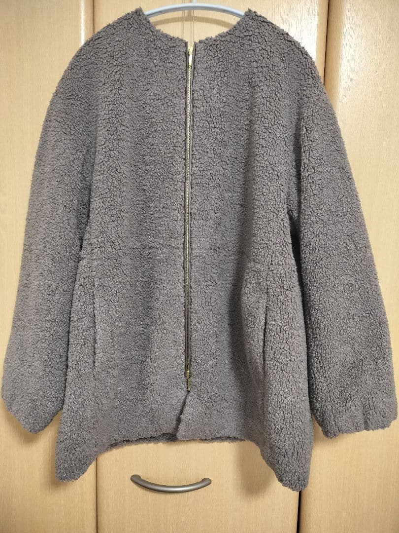 ユナイテッドアローズ グリーンレーベル ボアジャケット モカ　フリー