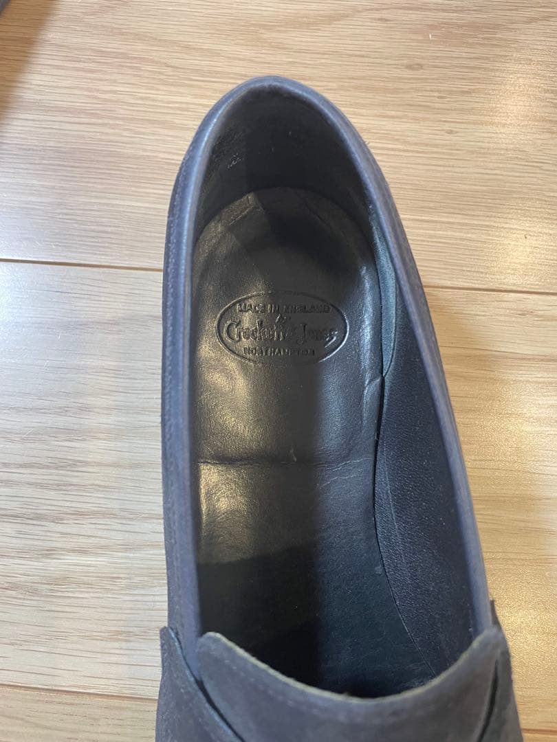 し*ま様 クロケットアンドジョーンズ　ネイビー　6.5