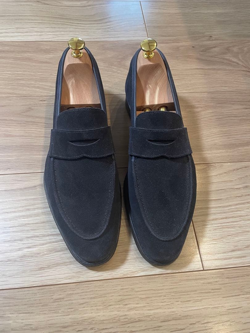 し*ま様 クロケットアンドジョーンズ　ネイビー　6.5