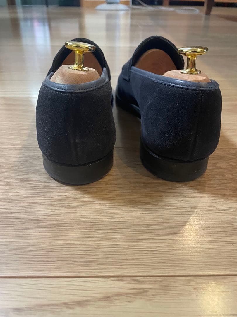 し*ま様 クロケットアンドジョーンズ　ネイビー　6.5